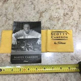 Vintage Scotty Cameron Putter Towel Oilcloth