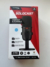 HyperX SoloCast USB Gaming Microphone Compatible with PC, PS4, PS5, Mac Black