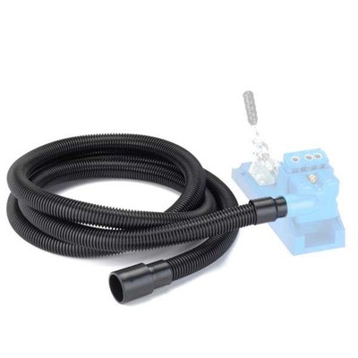 WOODRIVER 10-Foot Power Tool Vacuum Hose Assembly 1-1/2'' x 1''