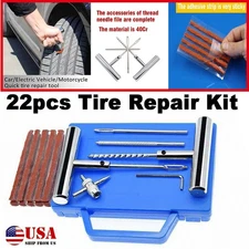21X Portable Car Tire Repair Kit DIY Easy Repair Tyre Puncture Repair Tool