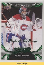 2022-23 Upper Deck MVP Rookies Green Script SP Michael McNiven #238 READ 2fn