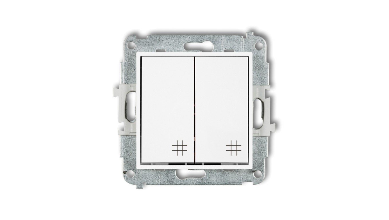 Double Cross Connector Mechanism White MWP-66 MINI