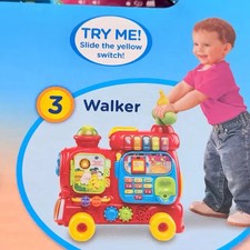 VTech 4-in-1 Alphabet Train and Ride-On Toy Unopened 