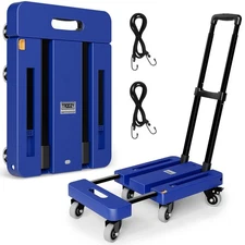 Folding Hand Truck 500 LB Heavy Duty Luggage Cart Utility Dolly Platform with