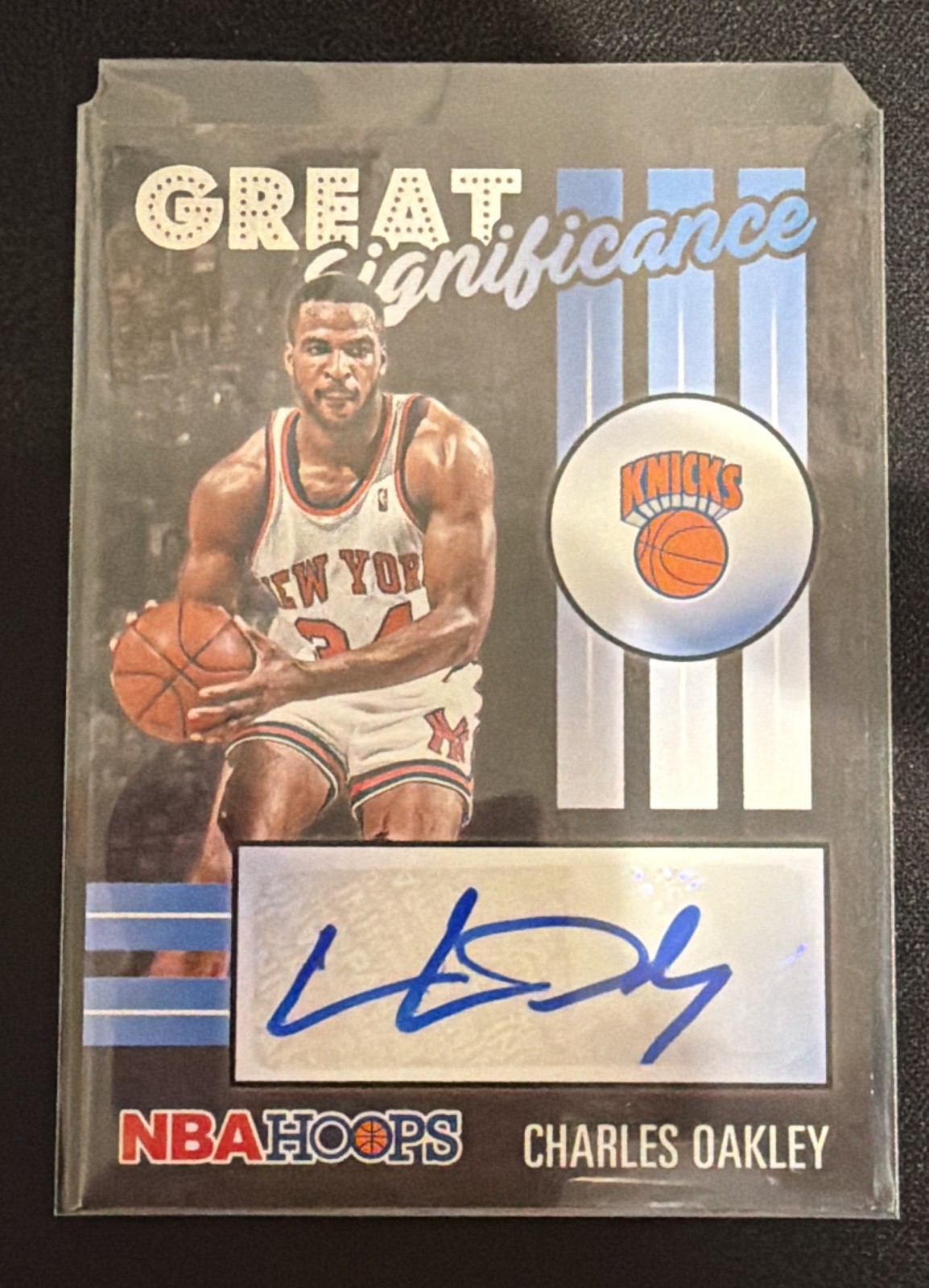 2020-21 Panini NBA Hoops - Great Significance Charles Oakley #GS-CHA (AU)