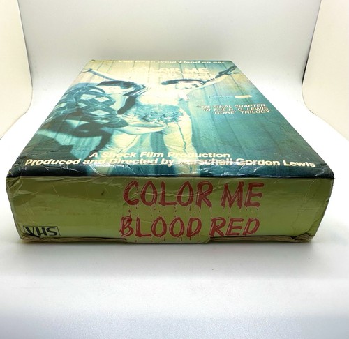 Color Me Blood Red ( Gore Horror 1965 H. G. Lewis ) Rare Big Box Vintage VHS - Picture 5 of 13