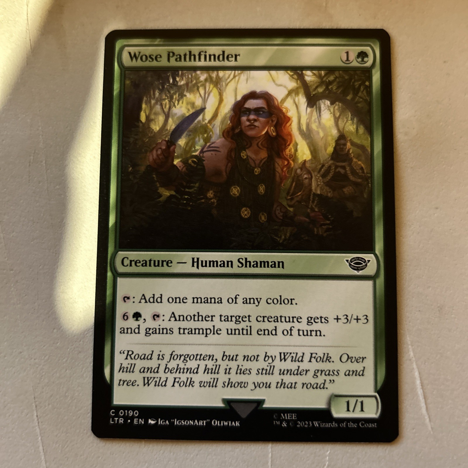 Wose Pathfinder 190 NM Universes Beyond: The Lord of the Rings: Tales of Midd...