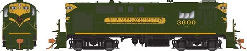 Locomotora diésel estándar Rapido Trains 031067 HO DWP RS-11 DC #3600 | Condition: New