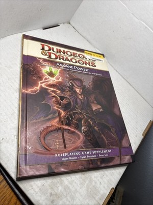 Dungeons & Dragons Arcane Power (1st Print 2009 HC RPG Book)*VG*
