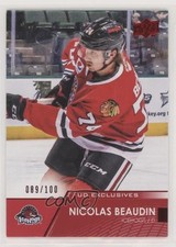 2021-22 Upper Deck AHL Exclusives 89/100 Nicolas Beaudin #6 7mx