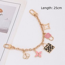 Purse Handbag DIY Metal Clover Charm Decorative Chain Pendant Bag Accessories