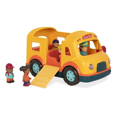   Schulbus mit Lichtern und Tönen   Spielzeugauto mit 5 Figuren für Kinder un...