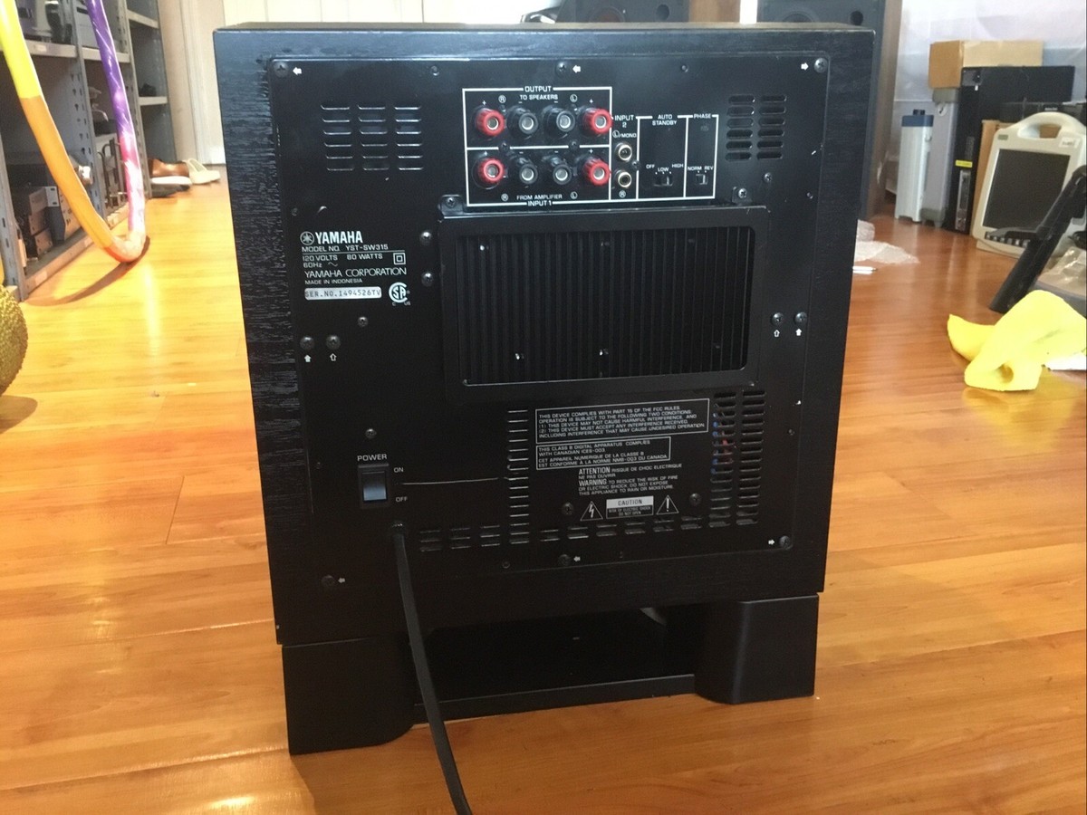 YAMAHA　YST-SW315 サブウーファー 美品　100W ヤマハ | YST-SW315 - スピーカーシステム - 概要