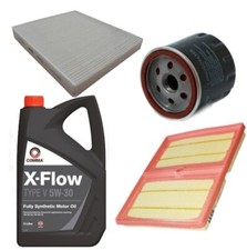 KIT SERVICIO COMPLETO SEAT ARONA IBIZA 1.0 ACEITE AIRE CABINA FILTROS 5 LITROS ACEITE COMA
