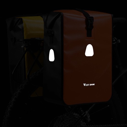Large Capacity Panniers Reflective Rear Bag Waterproof Bicycle Storage Bag - Picture 6 of 17