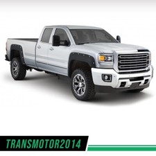 Fender Flares Pocket Rivet Smooth Fit For 2007-2013 Gmc Sierra 1500 Offroad 4pcs