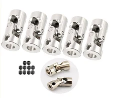 Universal Flexible Shaft Coupling Coupler Motor U Connector Metal RC Boat