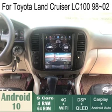 Car Android Gps Navigation Wifi 12.1" For Toyota Land Cruiser Lc100 98~02 Radio