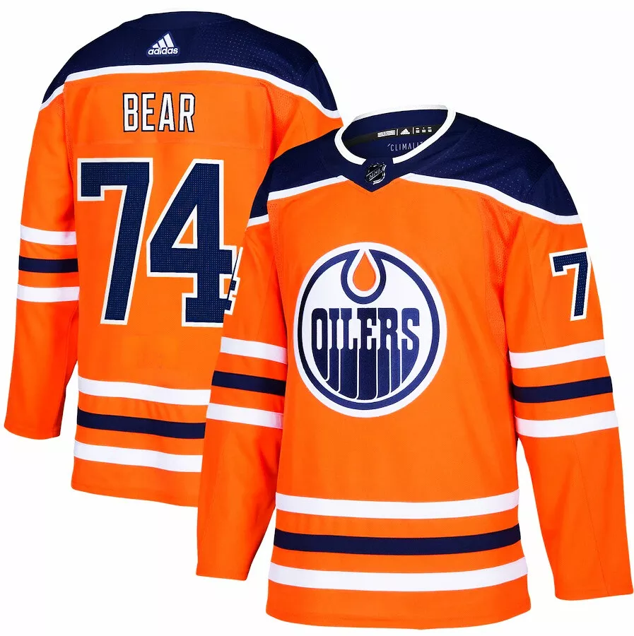 NEW Edmonton Oilers ETHAN BEAR jersey