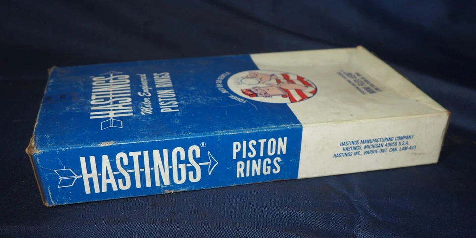Hastings Piston Ring Set For 1954-1964 Ford Mercury Edsel Genuine NOS W/Warranty - Image 4 of 4