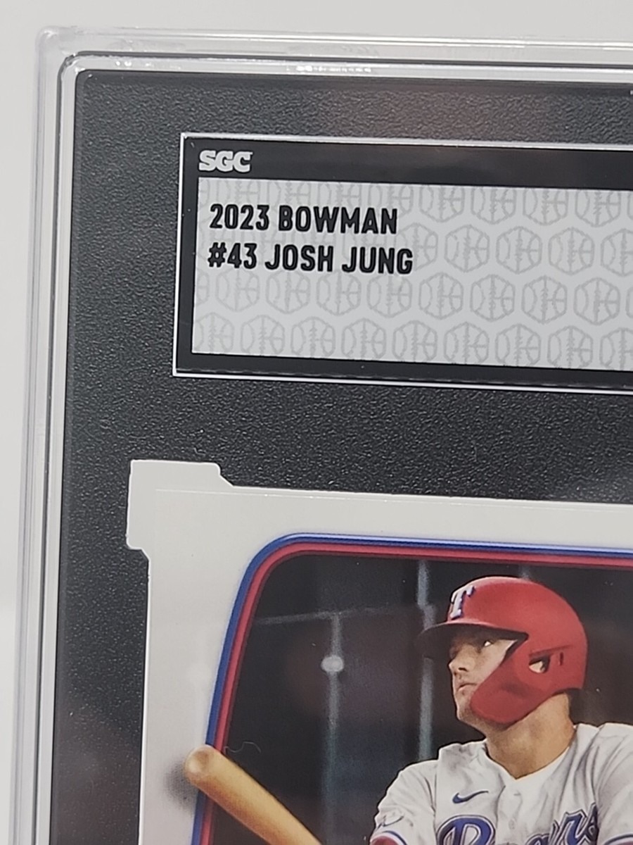 Josh Jung bowman 1st 25枚限定　PSA10 2020 Bowman First Edition Josh Jung Sky Blue Foil SGC 10 POP