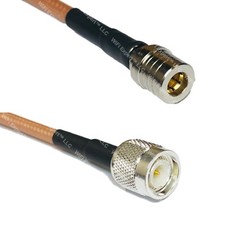 RG400 QMA MALE to TNC MALE RF Cable FAST-SHIP LOT