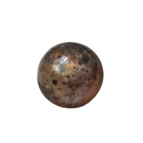 Solid 4oz .999 Copper Ball Sphere Enhanced by Flame - Picture 6 of 6