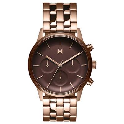 MVMT Duet Collection Women's Chrono Watch Rose Gold Stainless Steel 