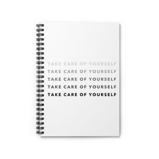 Spiral Notebook Writing Journal - Ruled Line