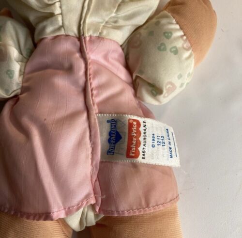 Fisher price vintage Puffalump Doll Blue Eyes And Rattle Inside - Picture 3 of 3