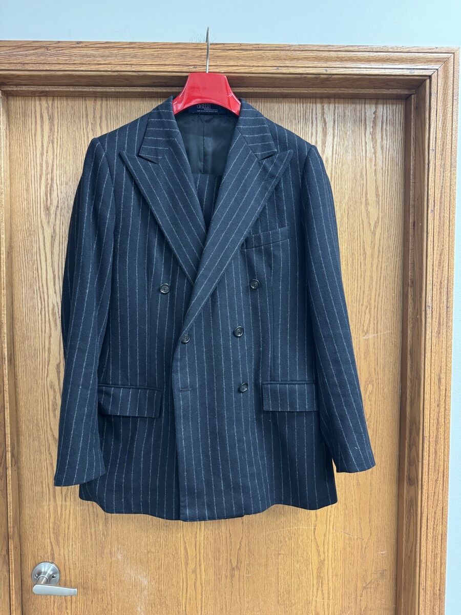 Polo Ralph Lauren 80s, MiA, Black Chalk Stripe Flannel Polo Ralph Lauren 80s, MiA, Black Chalk Stripe Flannel