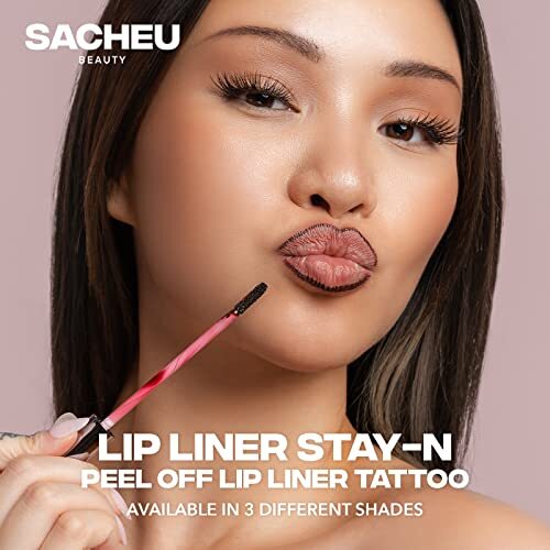 Sacheu Lip Liner StayN Peel Off Lip Liner Tattoo Peel Off Lip Stain
