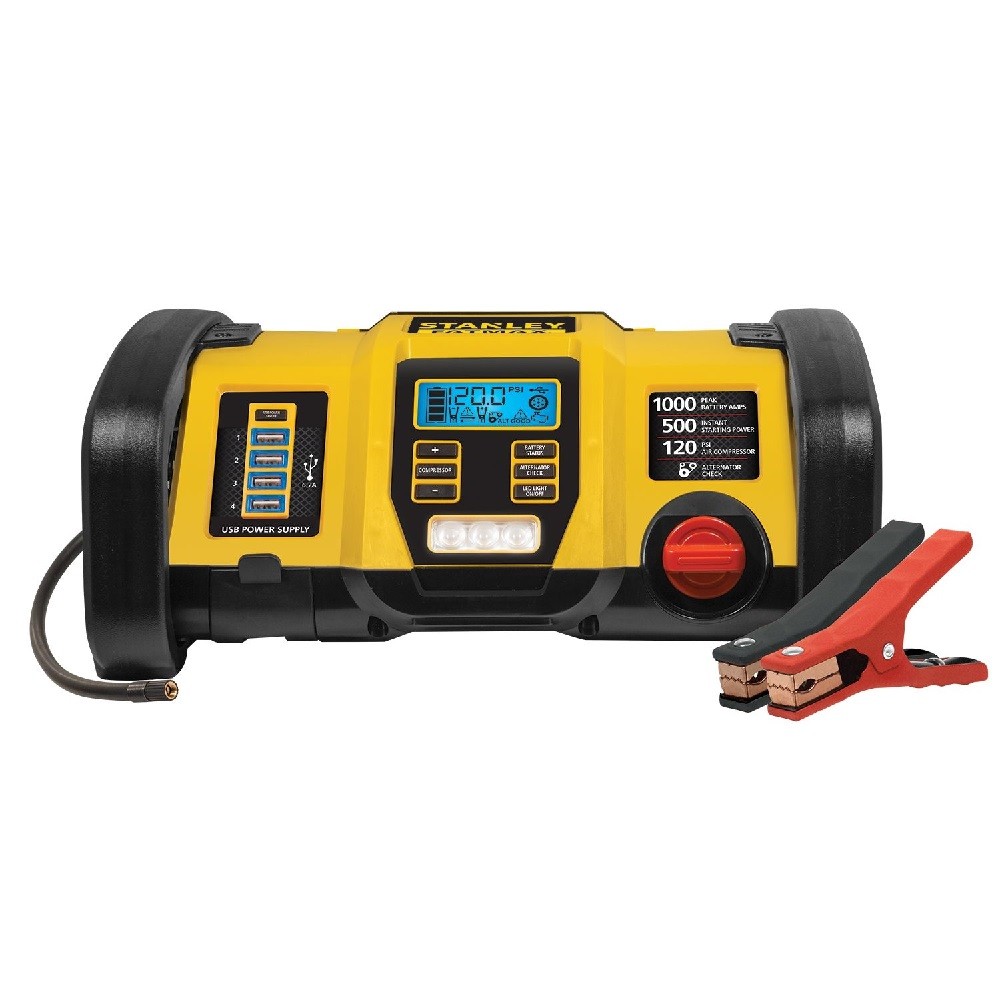 【新品】Portable Power Station 1000 Peak Power Station 1000 Pk Amp jump-starter air-compressor USB charger
