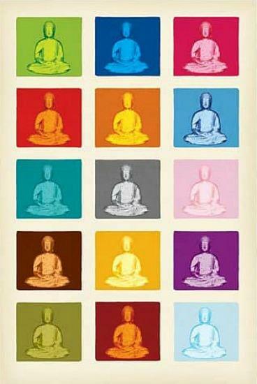 Buddha Pop Art - Maxi Poster 61 x 91.5 cm new and sealed