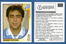 FIGURINA CALCIATORI PANINI KOREA&JAPAN 2002 - NEW - N.075 RECOBA - URUGUAY