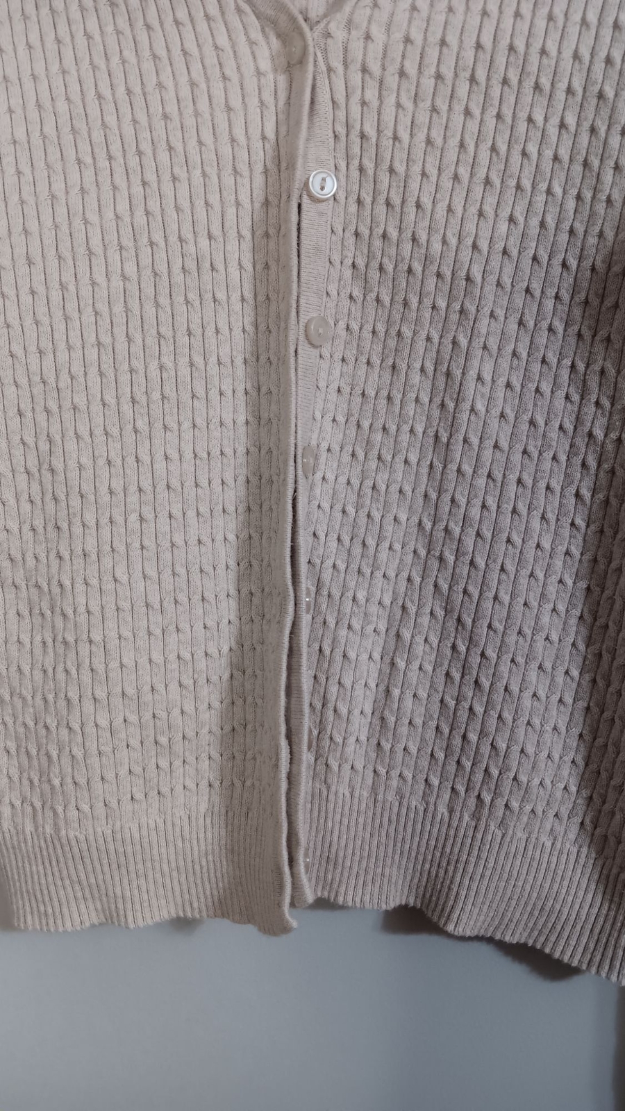 Crystal Kobe Medium Beige Button Down Classic Eve… - image 2