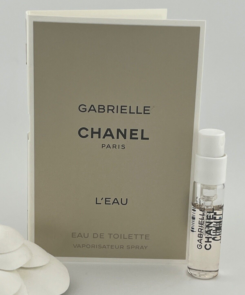 12x Gabrielle L'EAU Chanel Women EAU DE TOILETTE Carded Vial SPRAY
