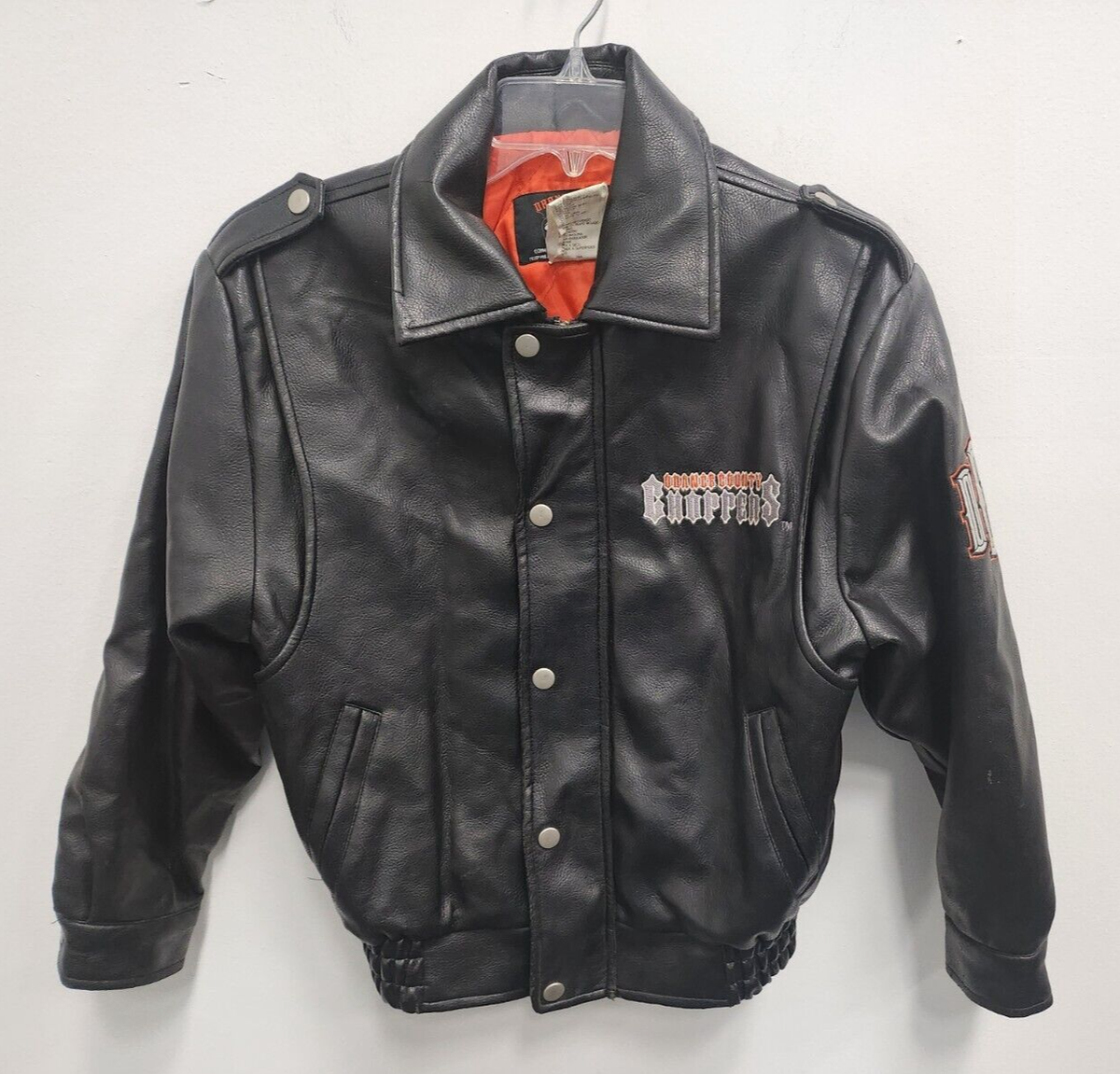 Orange County Choppers Y2K Boys Kids Motorcycle Jacket Size 8