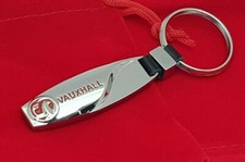 Vauxhall Car Logo Metal Keyring with Red Velvet Gift Pouch [S3]