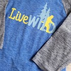 Columbia "Live Wild" Raglan 3/4 Sleeve Graphic Tee Youth side XS 6/7 — photo 2