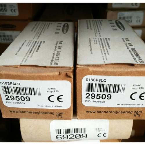 One New BANNER Photoelectric Sensor S18SP6LQ in box spot stock One New BANNER Photoelectric Sensor S18SP6LQ in box spot stock