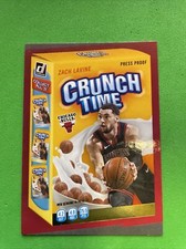 Zach LaVine Gold Foil Press Proof Crunch Time 2020-21 Donruss Basketball Bulls