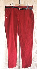 Pantalon velours fin bordeaux neuf taille XL marque New Collection (bl)