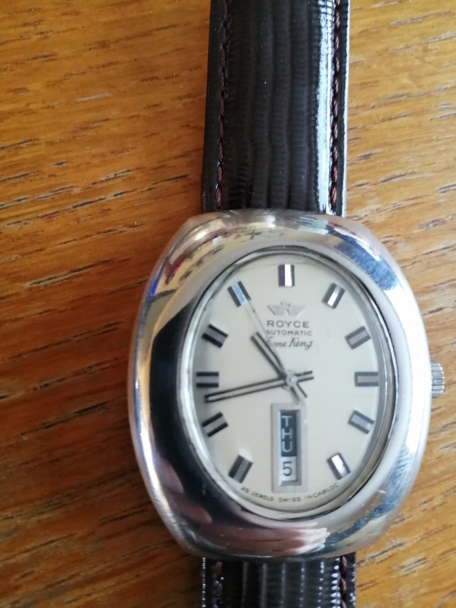 サ*オ様 昭和レトロ　アンティークSWISS ROYCE Time king 自 昭和レトロ アンティークSWISS ROYCE Time king 自動巻 - メルカリ