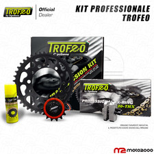 KIT TRASMISSIONE CATENA CORONA PIGNONE TROFEO SUZUKI GN 250 1982 - 1996