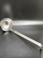Vintage Professional Inox-Rostfrei 3oz Soup Ladle 11in Stainless Steel Heavy Gau