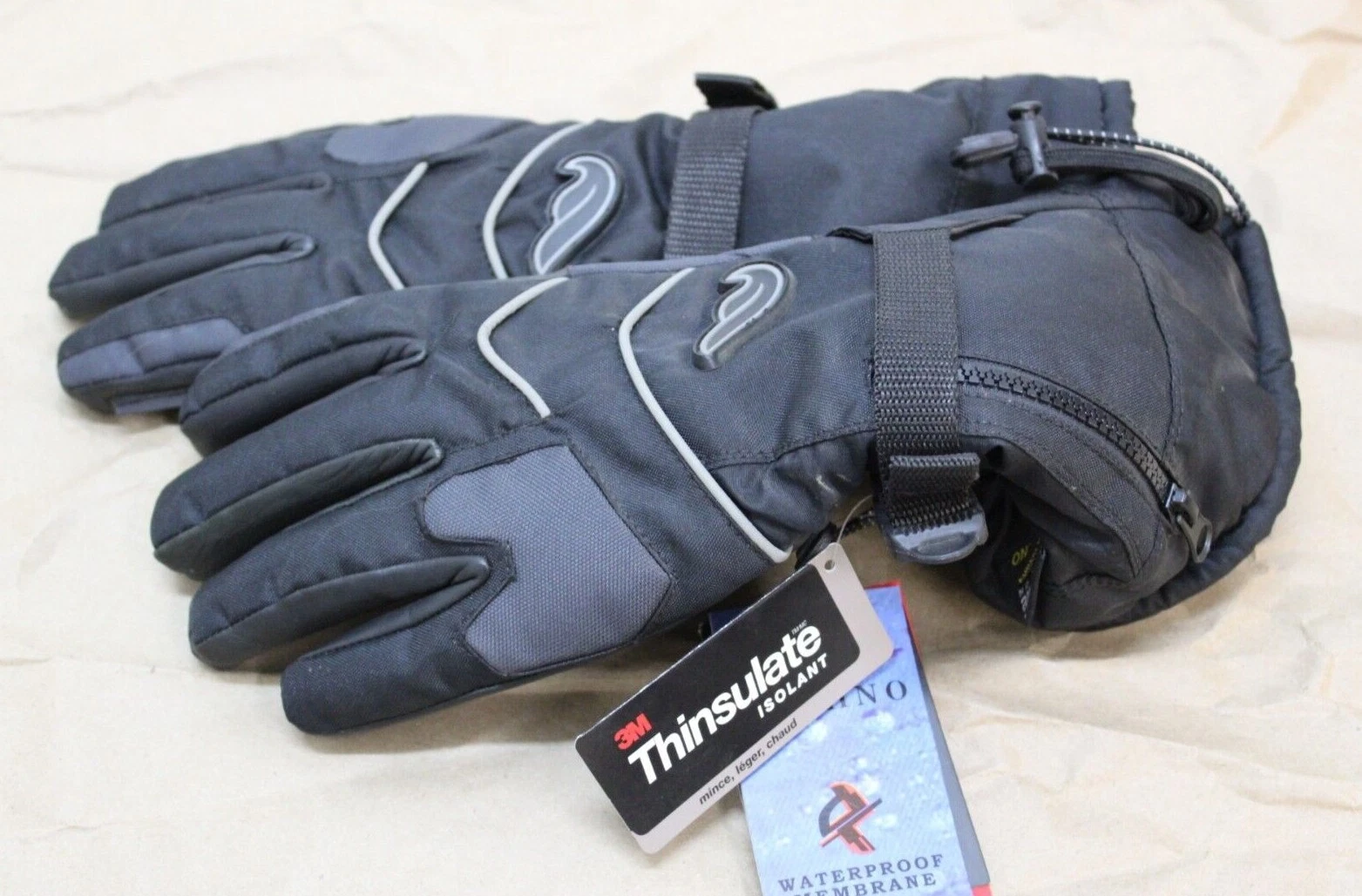 *New* Fulmer Thinsulate - Waterproof Winter Reflective Riding Gloves - Black
