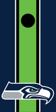 Cornhole Board Wraps Decals Vinyl Stickers Set of 2 - Seattle Seahawks