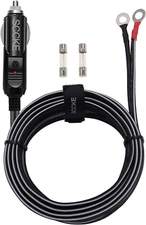 Heavy-Duty 14AWG 20A Male Plug Cigarette Lighter Adapter Power Supply Cord with