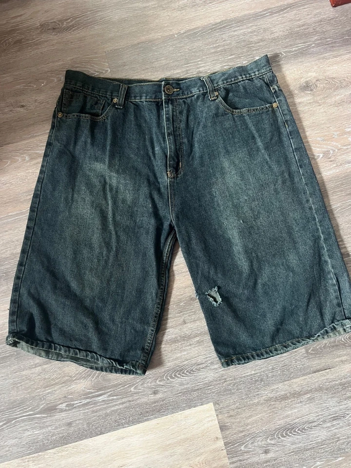 Pantalones Cortos de Denim Vintage Walnut Creek Para Hombres Talla 42 Sueltos Hiphop Patinador A4 Foto 2 de 4